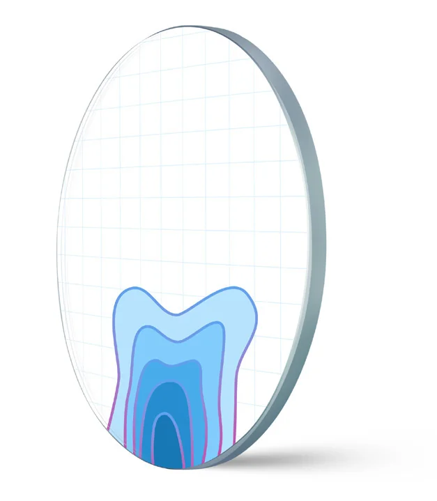 Progressive lens power distribution